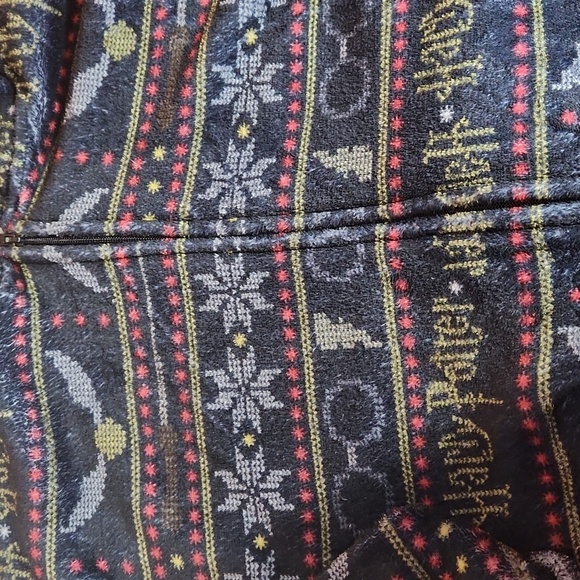 Harry Potter S/M Hooded Fleece Long Sleeve Footless Onesie - Picture 6 of 6